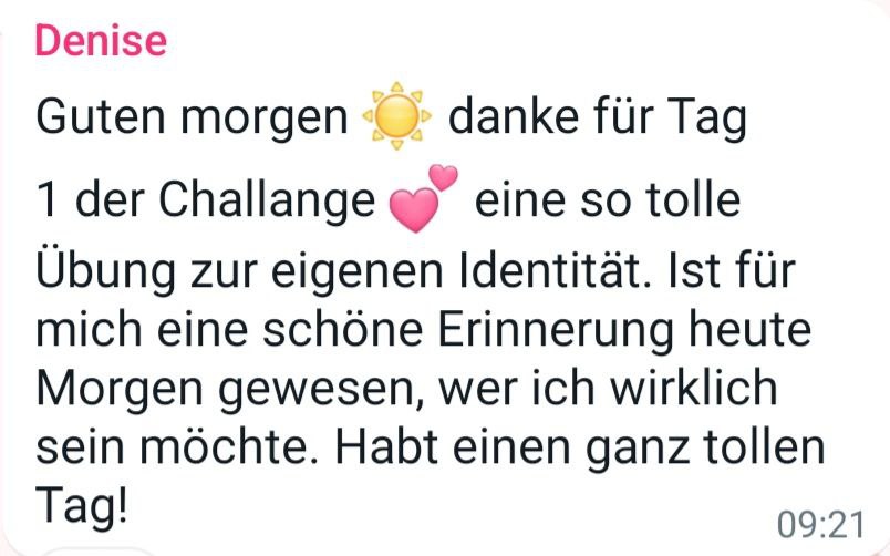 Feedback zur Happy Yourself Challenge mit VASIPA